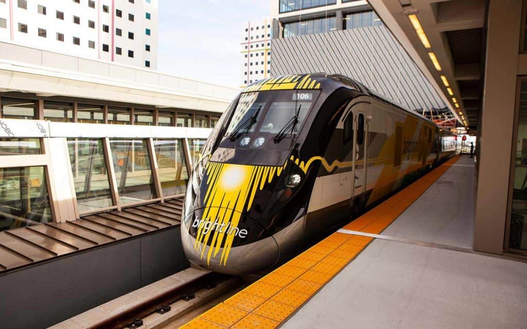 Brightline, el tren de alta velocidad de Florida, conectará Miami con en el complejo Walt Disney World Resort en Orlando 