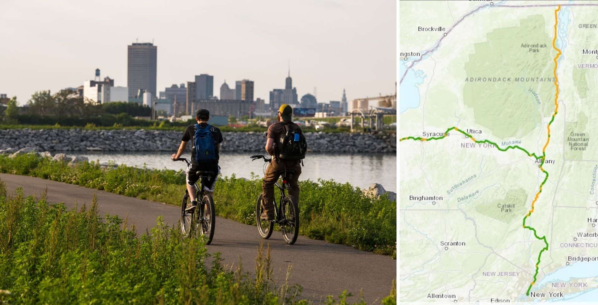 Empire State Trail: el sendero de 1200 kilómetros que va desde Nueva York hasta Canadá