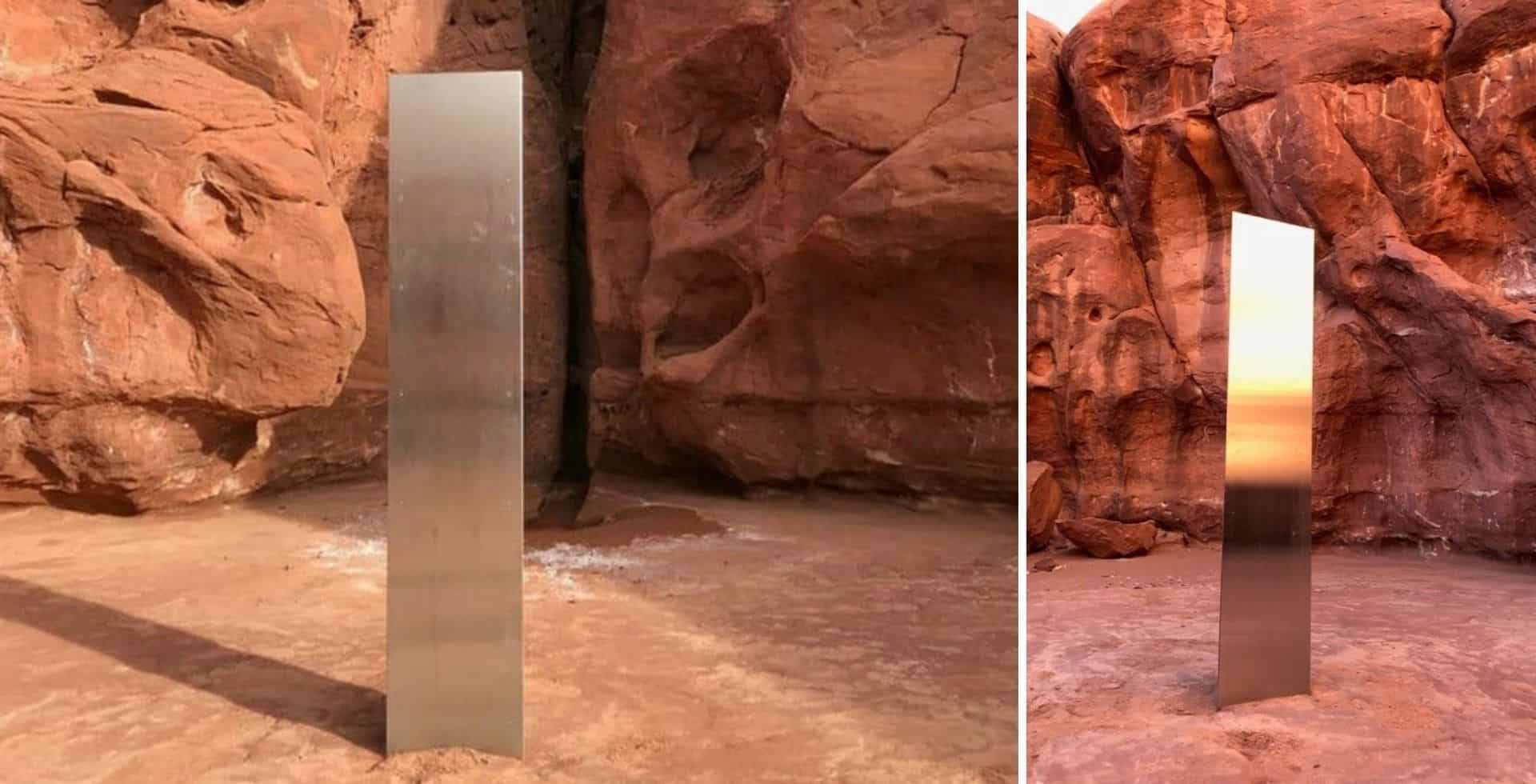 Desapareció el monolito que estaba instalado en el desierto de Utah