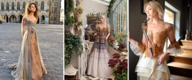 Esta diseñadora francesa crea vestidos inspirados en libros, arte, fantasía y arquitectura