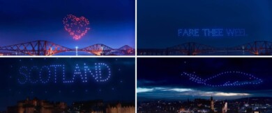 VIDEO - El cielo de Escocia se iluminó para la celebración virtual de Hogmanay, el último día del año