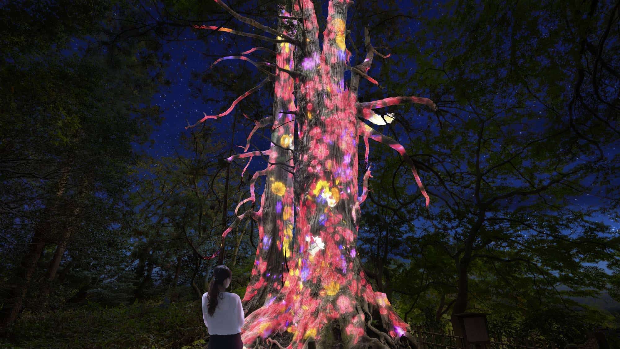 Esta exhibición convierte un antiguo jardín japonés en una muestra de arte vivo