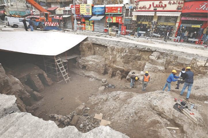 Descubren ruinas romanas en el centro de la capital de Jordania