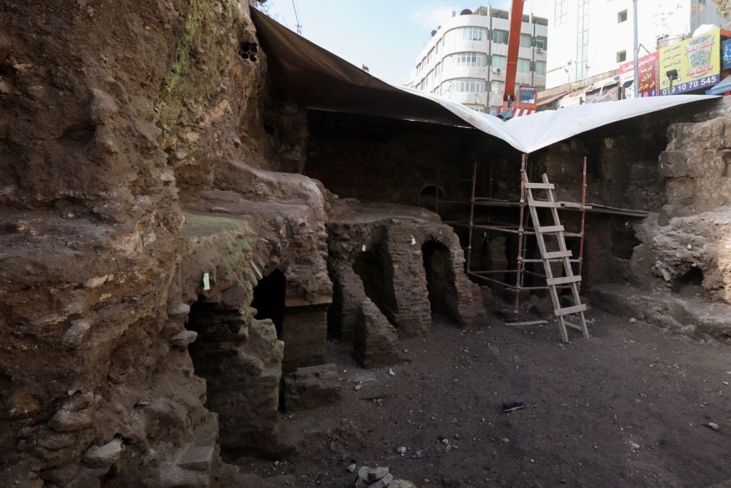 Descubren ruinas romanas en el centro de la capital de Jordania