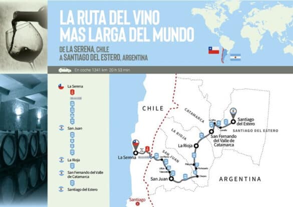 Argentina y Chile se unen para formar "la Ruta del Vino más larga del mundo"