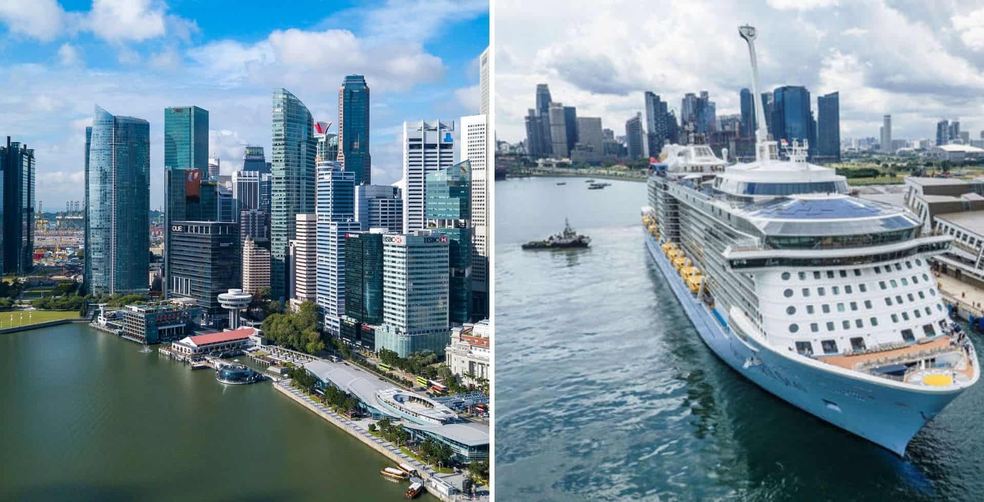 Royal Caribbean completó su primer viaje con "destino a ninguna parte" en Singapur