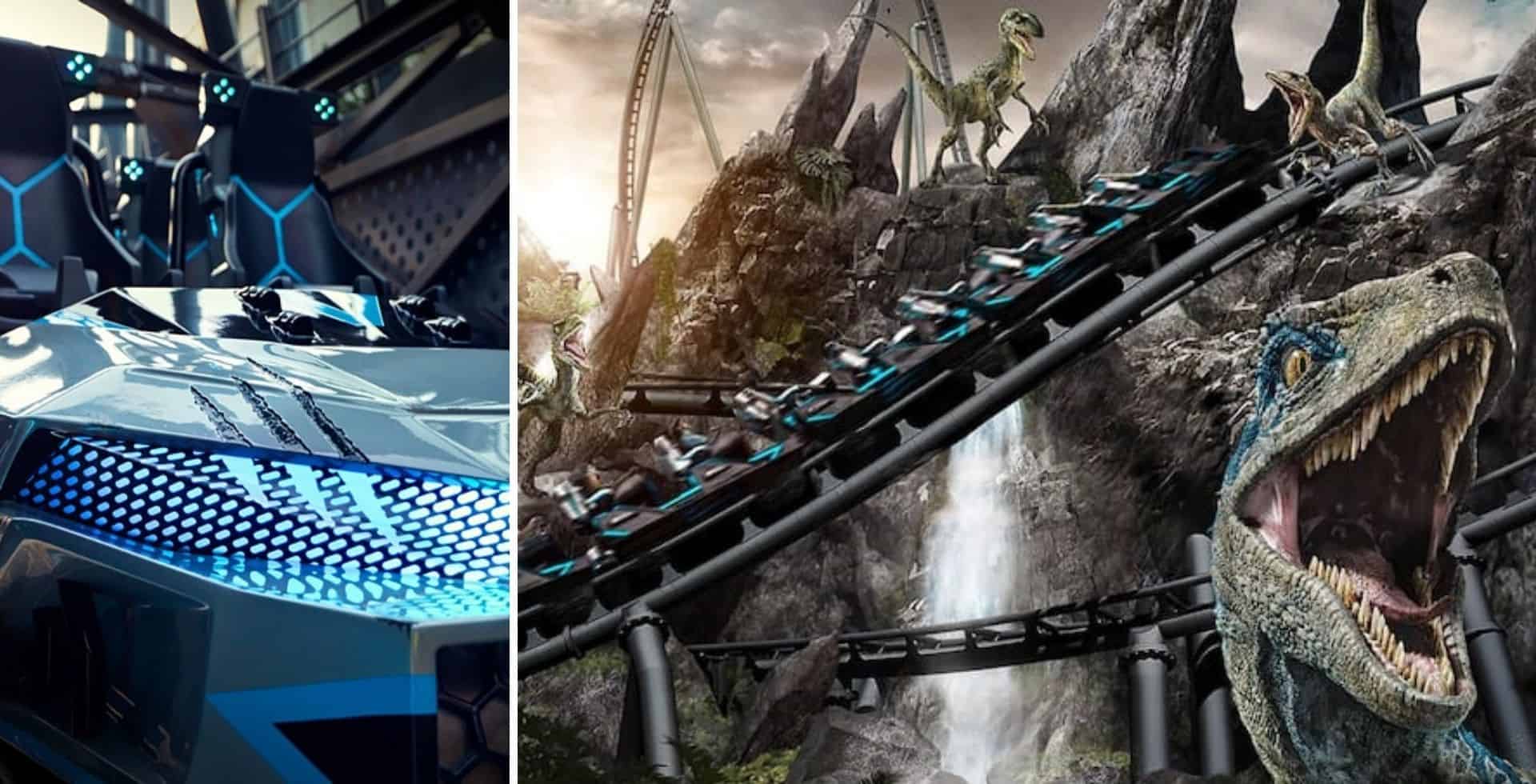 Así será la montaña rusa Jurassic World VelociCoaster que estará disponible en Universal Orlando en 2021