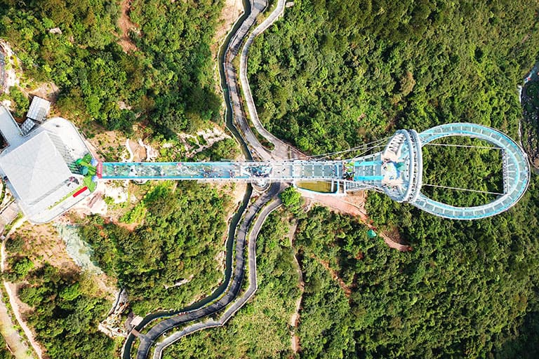 image worldsteel Glass Corridor Huangtengxia Overhead HR