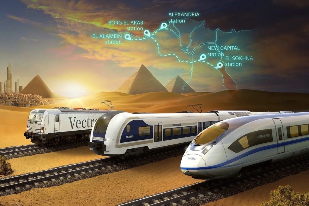 Egipto construirá el primer tren de alta velocidad del Mar Rojo al Mediterráneo 