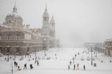 [GALERÍA] Lo que Filomena dejó en las calles de Madrid las mejores fotografías de una ciudad teñida de un histórico temporal de nieve