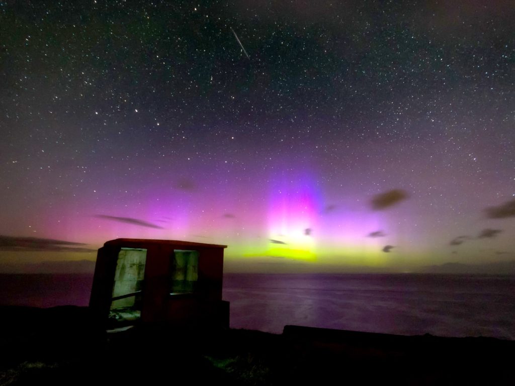 image irlanda Malin Head northern lights H64MPT