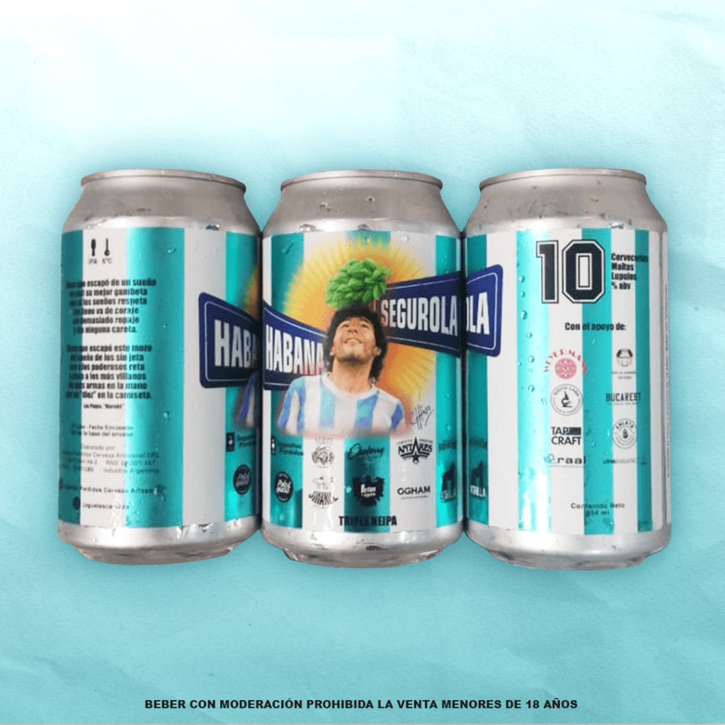 Segurola y Habana Lanzan 'Segurola y Habana Triple NEIPA', una cerveza en homenaje a Diego Armando Maradona que se volvió furor en Argentina image Segurola y Habana SegurolayHabana feed 3