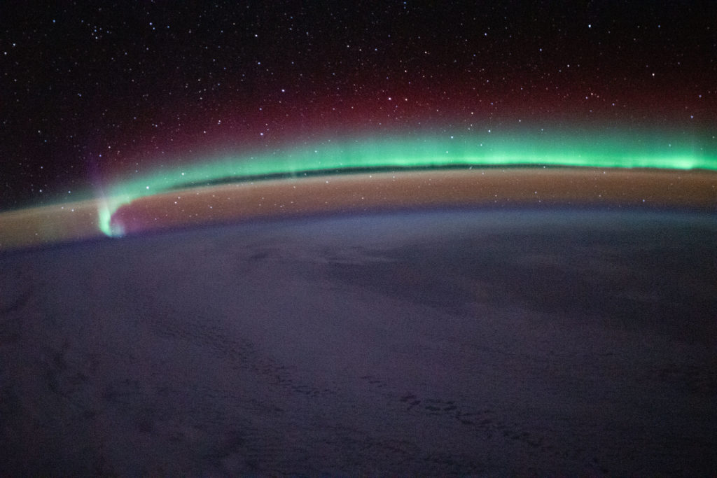 Astronautas compartieron increíbles imágenes de las auroras