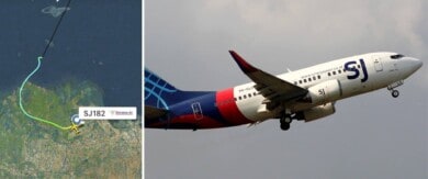 Indonesia: desapareció un avión Boeing 737 con más de 60 personas a bordo