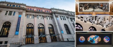 La estación de trenes Penn Station, Nueva York, fue remodelada y su nuevo hall recibe a los pasajeros con obras de arte