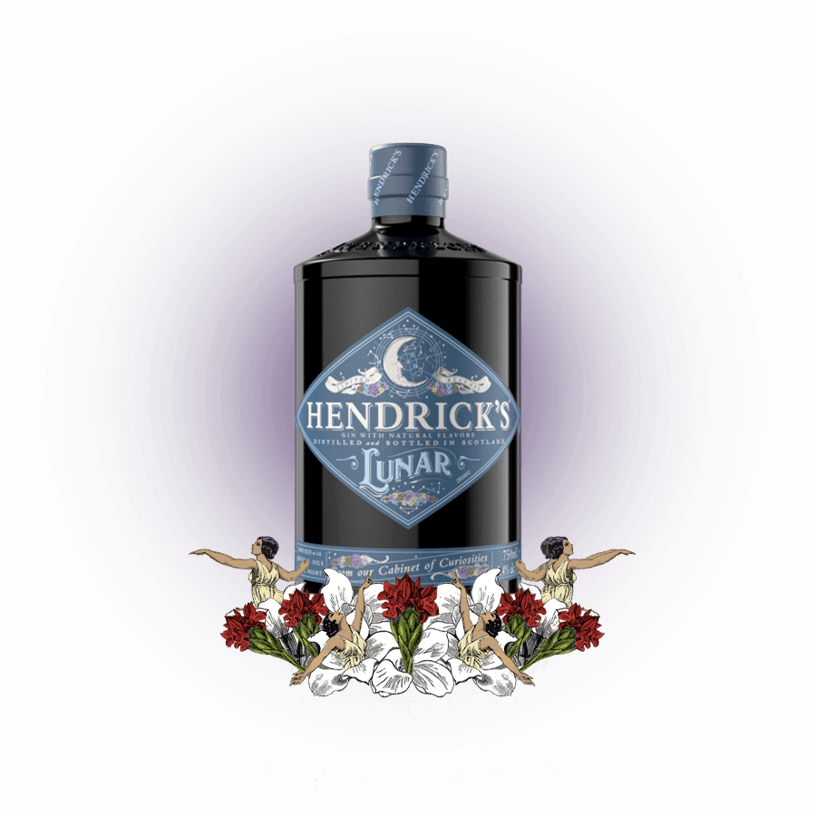 La marca de ginebra Hendrick's está lanzando una edición limitada llamada Lunar Gin, una bebida para celebrar la primera luna llena de 2021