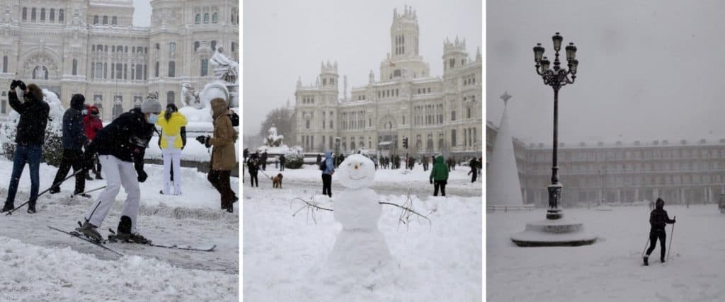 lava Una nevada histórica convirtió a Madrid en una pista improvisada de esquí Una nevada histórica convirtió a Madrid en una pista improvisada de esquí