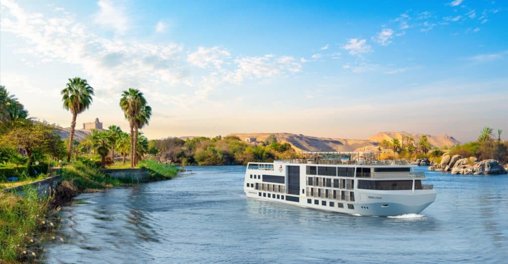 La compañía Viking Cruise lanzó un barco que permitirá navegar las aguas del Río Nilo en un crucero de lujo