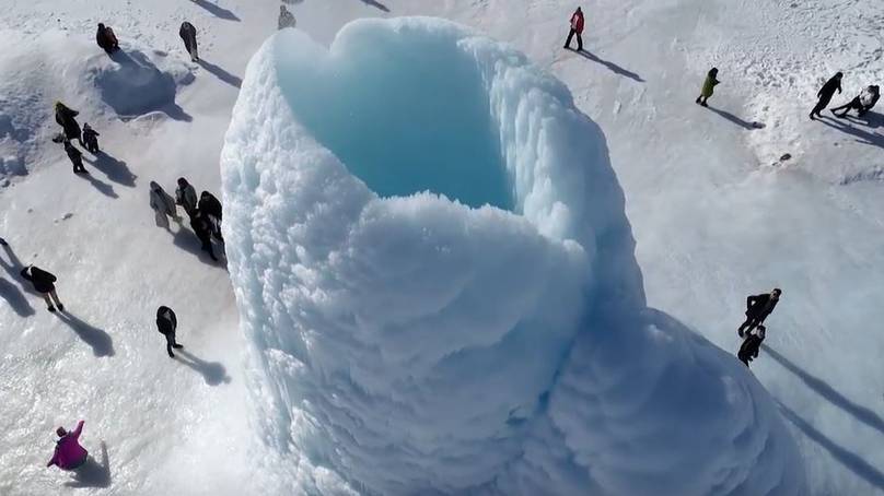 volcán de hielo