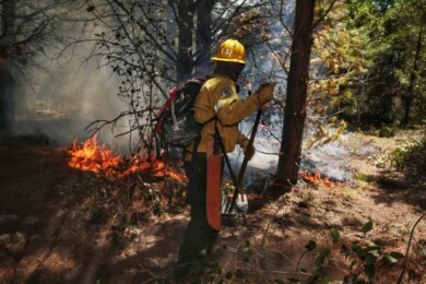 El incendio en Cuesta del Ternero, cerca de El Bolsón, continúa activo y avanza cada vez más