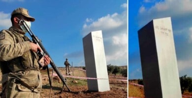 Un monolito de 10 metros apareció cerca un sitio que es Patrimonio de la Humanidad en Turquía