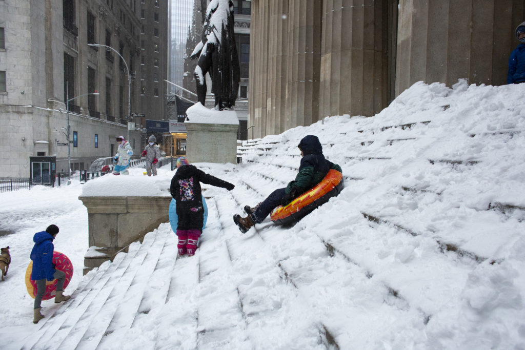 Te mostramos en fotos cómo fue la increíble nevada de Nueva York que puso en pausa a gran parte de su población