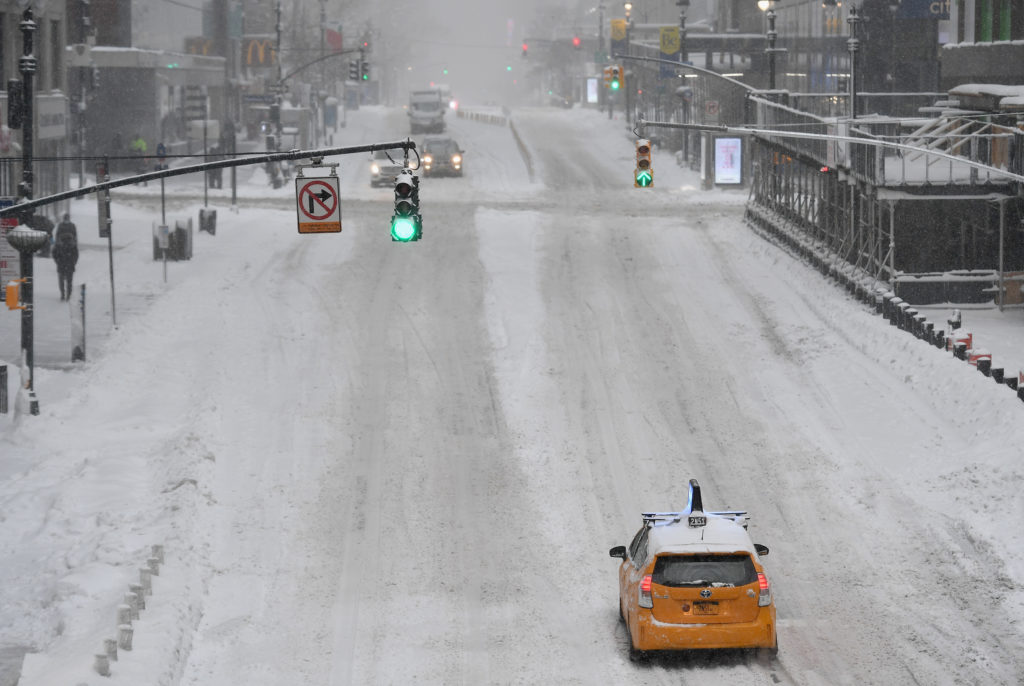 Te mostramos en fotos cómo fue la increíble nevada de Nueva York que puso en pausa a gran parte de su población