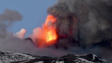 volcán etna erupción