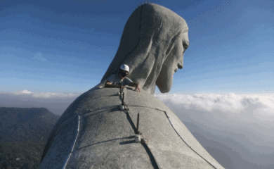 Impresionantes fotos el Cristo Redentor de Río de Janeiro cumple 90 años y personal especializado trabaja en su restauración 1