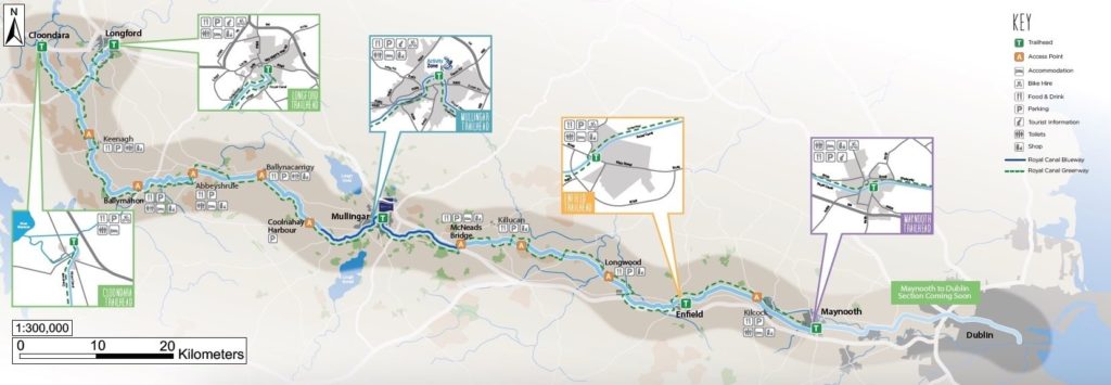 image nueva ruta ciclista en Irlanda Map of Irish Cycling Trail