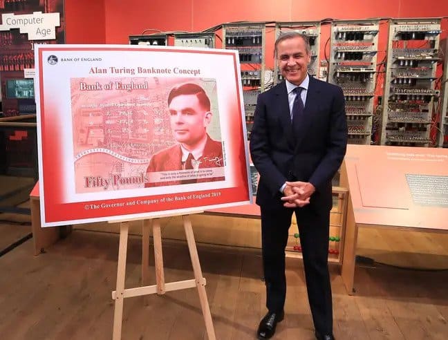 El nuevo billete de 50 libras tendrá la imagen de Alan Turing y estará en circulación a partir de Junio