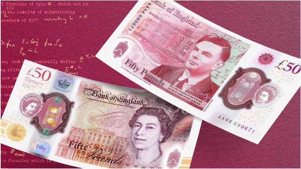 El nuevo billete de 50 libras tendrá la imagen de Alan Turing y estará en circulación a partir de Junio