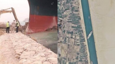 buque canal Suez atasco