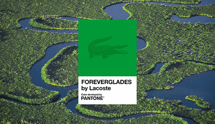 Lacoste y Pantone crean un color para salvar los Everglades, la reserva donde conviven cocodrilos y caimanes 