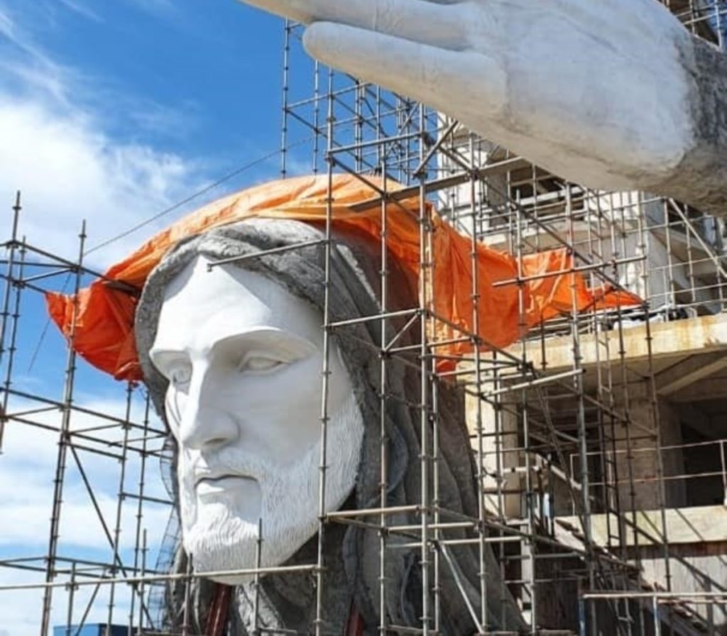 Brasil construye 'El Protector', una nueva estatua de Cristo que será más alta que El Redentor y estará situada en la ciudad de Encantado