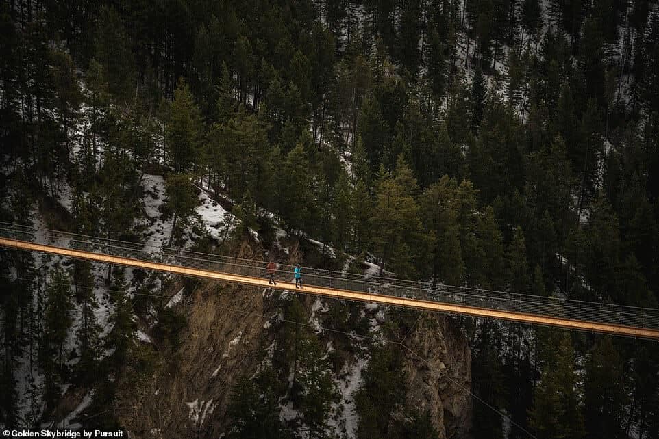 puente colgante más alto El puente colgante más alto de Canadá abrirá sus puertas en mayo puente colgante más alto