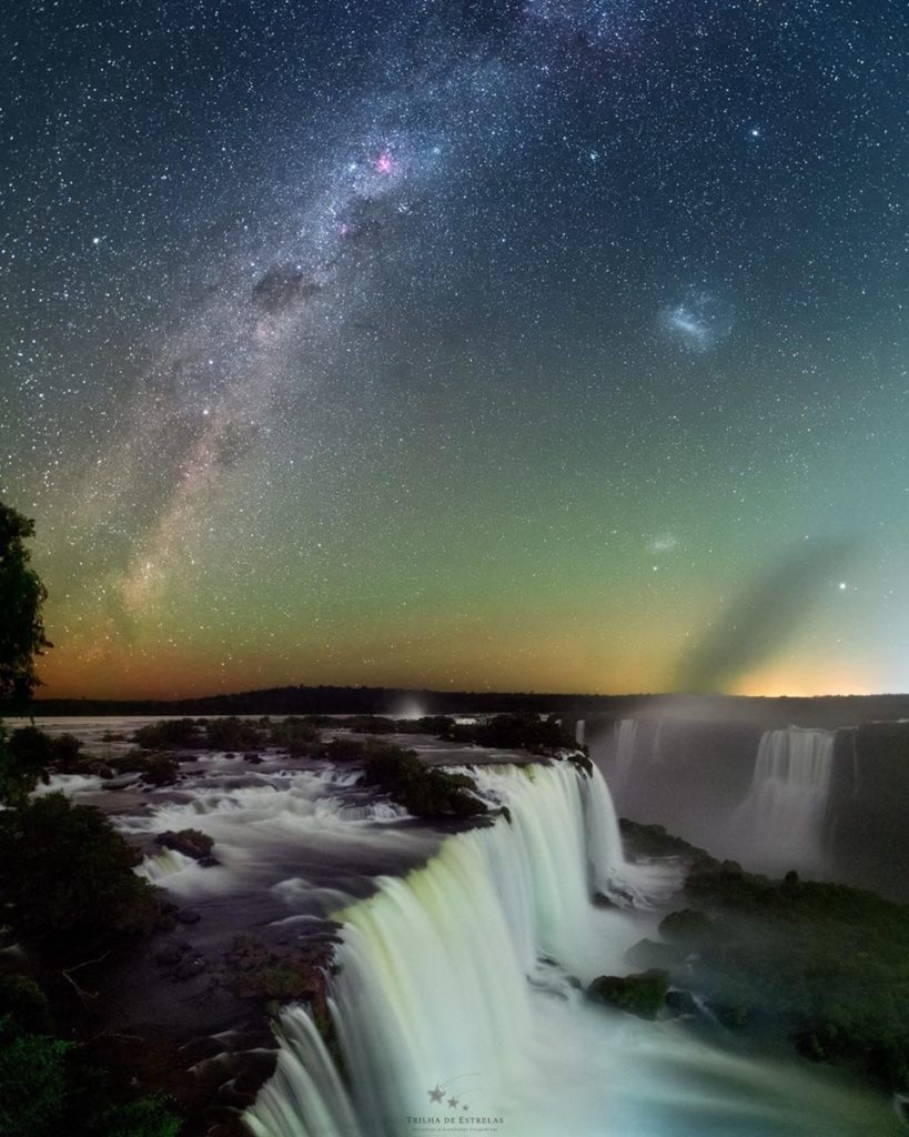 Astrofotografía en las Cataratas del Iguazú: una experiencia única que dejó increíbles imágenes de una de las Siete Maravillas del Mundo