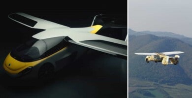 El auto volador de AeroMobil estaría a la venta para el año 2023
