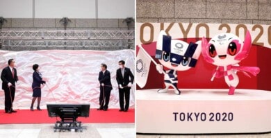 Presentaron las estatuas de las mascotas de los Juegos Olímpicos Tokio 2020