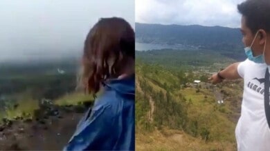 video para adultos en lo alto del volcán