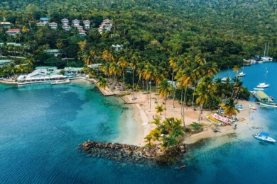 La isla Santa Lucía lanzó un nuevo programa que permite a turistas y trabajadores remotos quedarse por hasta 6 semanas