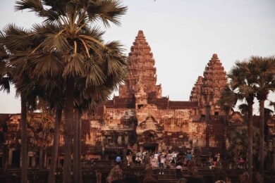 El complejo del templo de Angkor, en Camboya, cerró sus puertas para intentar frenar la propagación de COVID-19