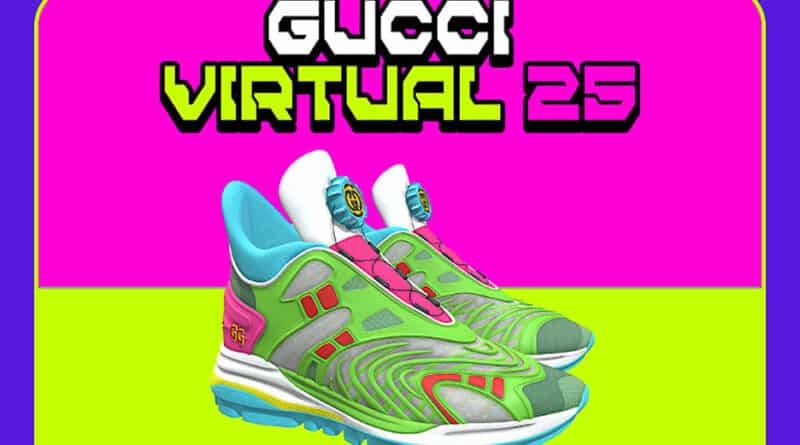 Así son las primera zapatillas virtuales de Gucci que solo se pueden usar en entornos digitales