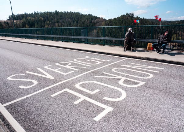 frontera que separa Noruega y Suecia