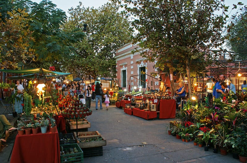 Córdoba con lluvia: Paseo de las Artes