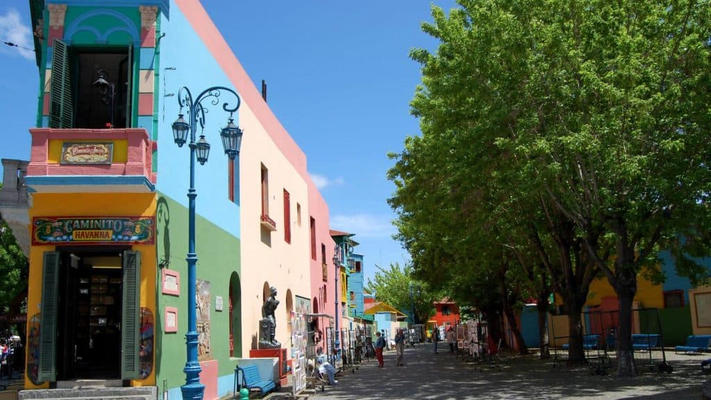 Colores y música en Caminito