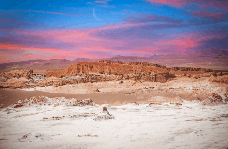 Valle de la Luna, Chile, otro destino imperdible para visitar.