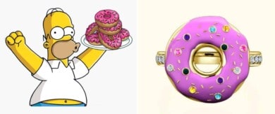 Una joyería diseñó el anillo de compromiso perfecto para cualquier persona fanática de Homero Simpson