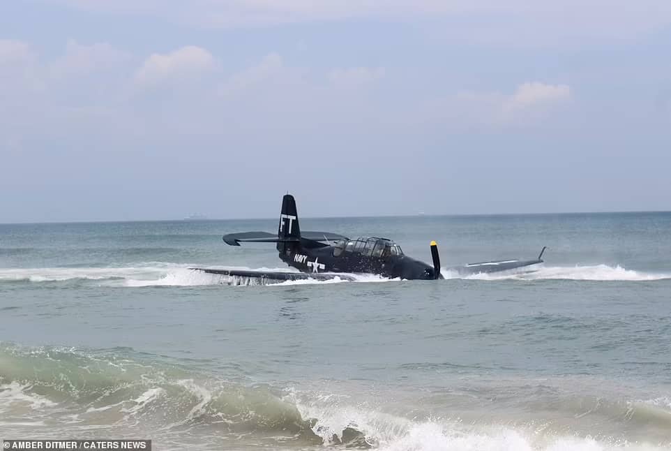 Un avión se estrelló a unos metros de una mujer embaraza que se encontraba haciendo una sesión de fotos