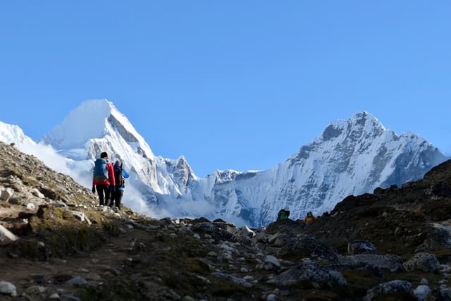 Personas en el Monte Everest